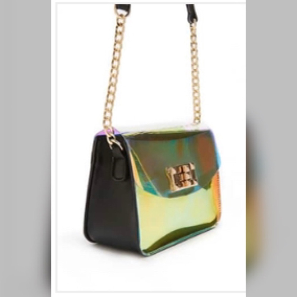 Iridescent crossover bag